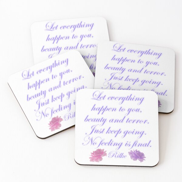 Item preview, Let Everything Happen to You--Rilke Quote designed and sold by MiakadoArts.