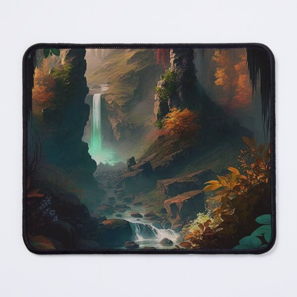 Item preview, 27 - Sacred Pools Waterfalls Inner Earth Ethereal designed and sold by StarbuckLight.