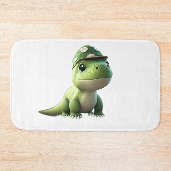 Item preview, The baby green dinosaur with a green and white cap designed and sold by bejarano21.