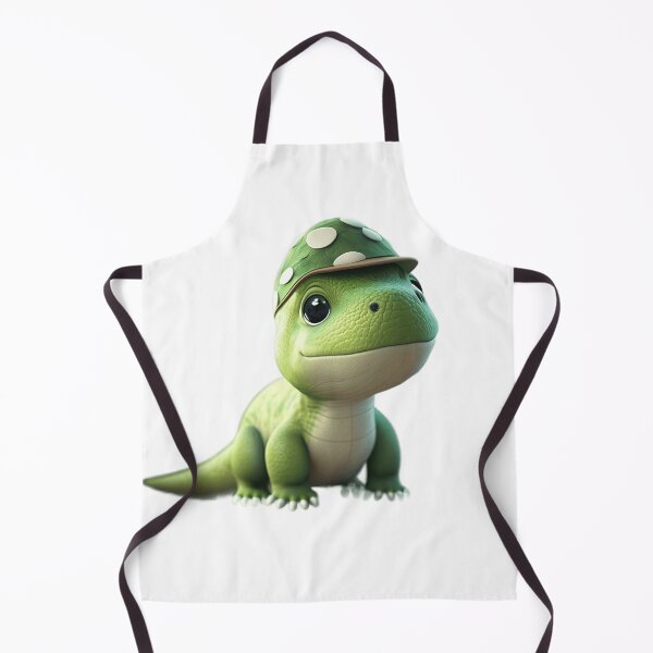 Item preview, The baby green dinosaur with a green and white cap designed and sold by bejarano21.