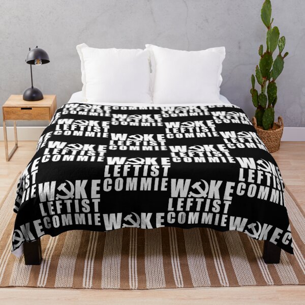 Item preview, Woke Leftist Commie (white lines) designed and sold by NickiPost.