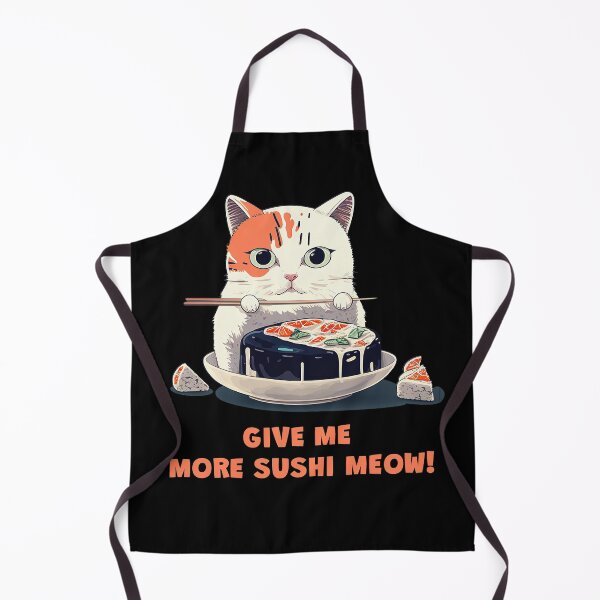 Item preview, Give me more sushi MEOW designed and sold by MeditationMind.