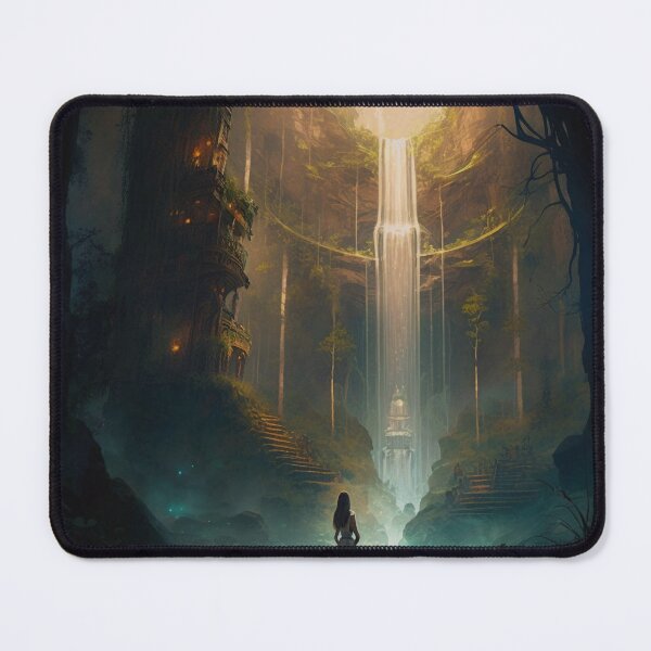Item preview, 28 - Sacred Pools Waterfalls Inner Earth Ethereal designed and sold by StarbuckLight.