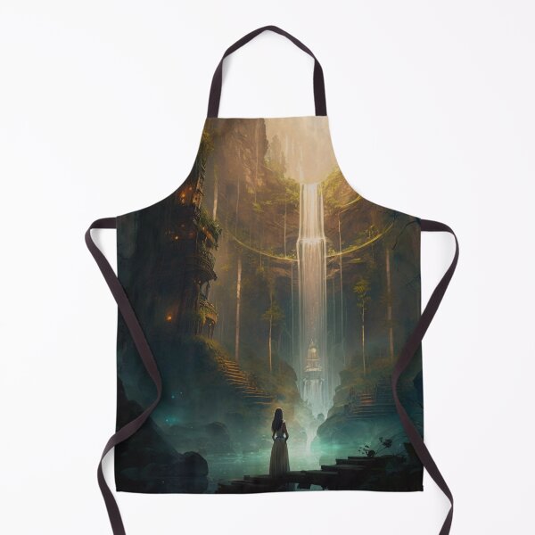 Item preview, 28 - Sacred Pools Waterfalls Inner Earth Ethereal designed and sold by StarbuckLight.