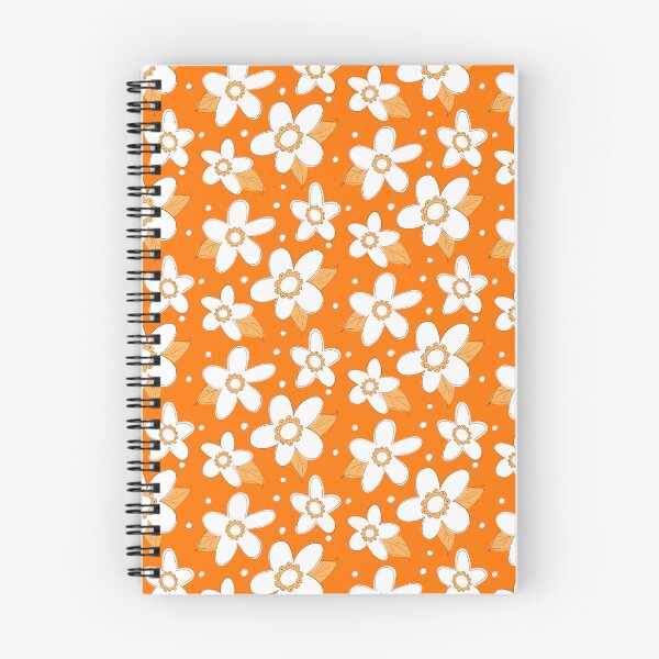 Item preview, Spring Flower Pattern Tangerine designed and sold by Claudia McBain.