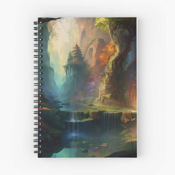 Item preview, 29 - Sacred Pools Waterfalls Inner Earth Ethereal designed and sold by StarbuckLight.