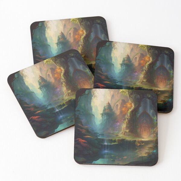 Item preview, 29 - Sacred Pools Waterfalls Inner Earth Ethereal designed and sold by StarbuckLight.