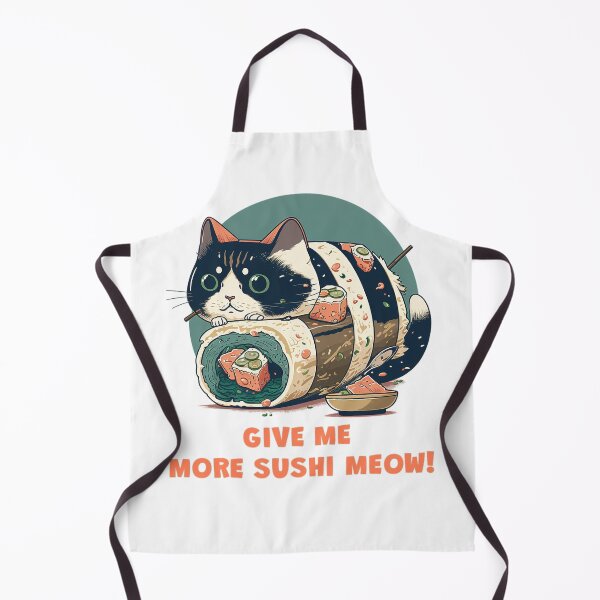 Item preview, Give me more sushi MEOW designed and sold by MeditationMind.