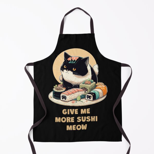 Item preview, Give me more sushi MEOW designed and sold by MeditationMind.