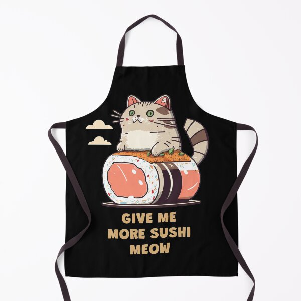 Item preview, Give me more sushi MEOW designed and sold by MeditationMind.