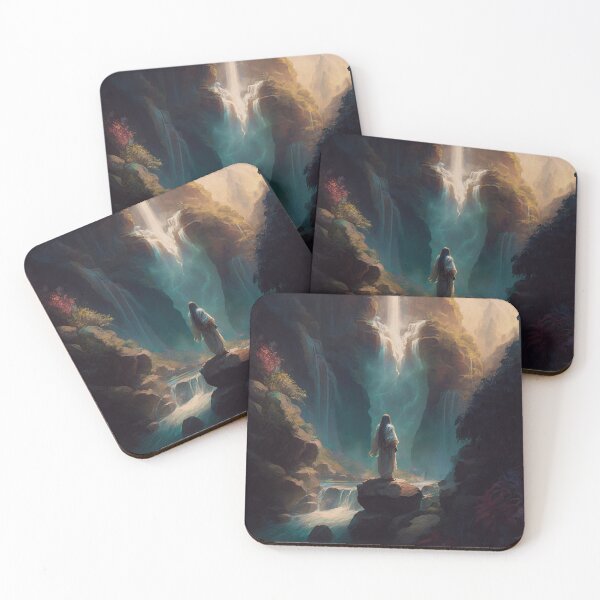 Item preview, 30 - Sacred Pools Waterfalls Inner Earth Ethereal designed and sold by StarbuckLight.