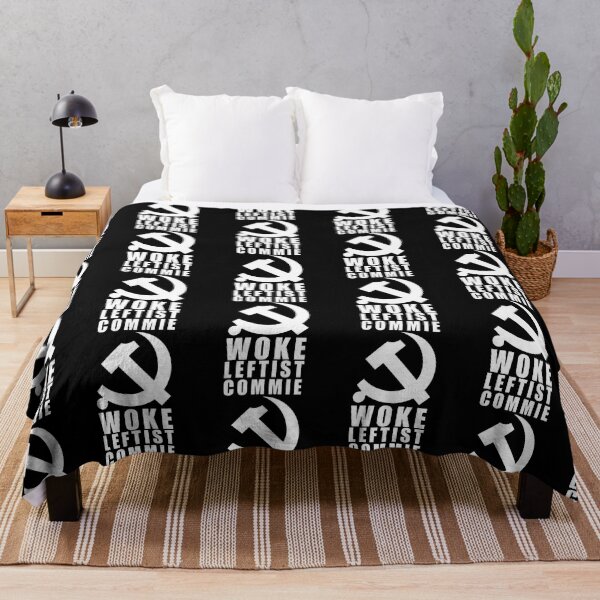 Item preview, Woke Leftist Commie (white stack) designed and sold by NickiPost.