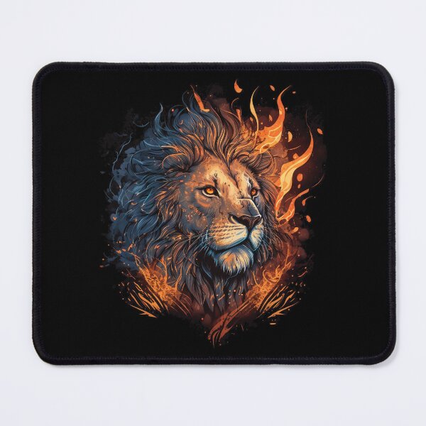 Item preview, Lion's Head - The King's Fire designed and sold by Melcu.