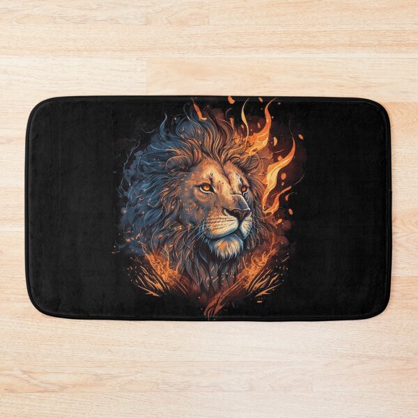 Item preview, Lion's Head - The King's Fire designed and sold by Melcu.