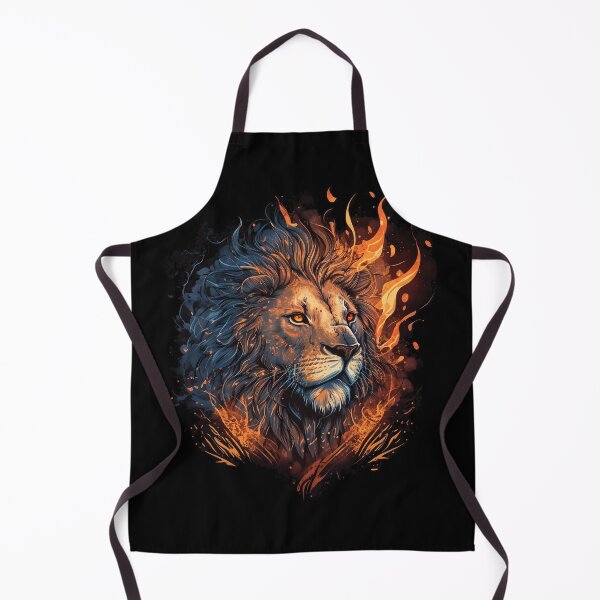 Item preview, Lion's Head - The King's Fire designed and sold by Melcu.