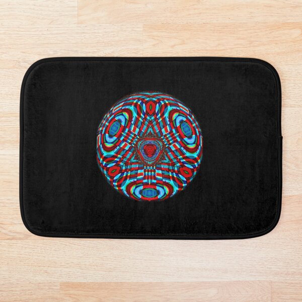 Item preview, Neon Blue & Red Tri-Lion Circle Cut Out designed and sold by PPPimp.