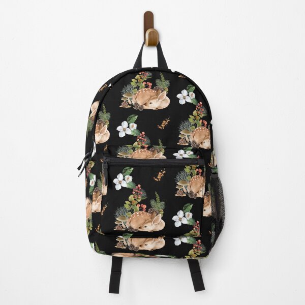 Item preview, Baby Fawn In Forest With Leaves Colorful Nature Design designed and sold by EarthArtDesigns.