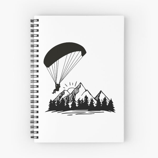Item preview, Paragliding Mountains Gift Idea T-shirt designed and sold by Printempted.