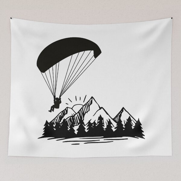 Artikelvorschau, Paragliding Berge Geschenkidee T-Shirt entworfen und verkauft von Printempted.