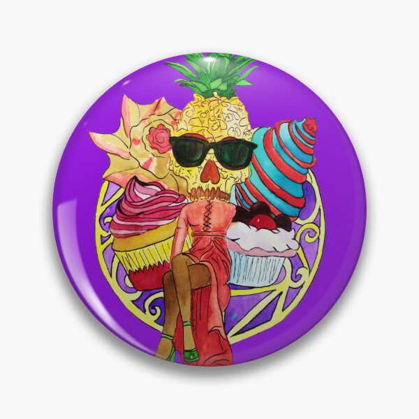 Item preview, Miss Pineapple Head designed and sold by anablueartwork.