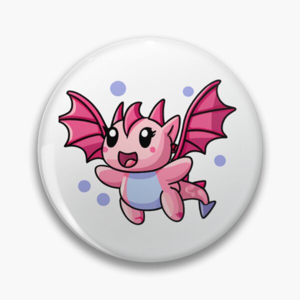 Item preview, Little Pink Dragon with Hot Pink Wings designed and sold by HanaiPrint.
