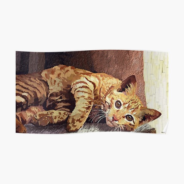 "Morning cat" Poster by komaro | Redbubble
