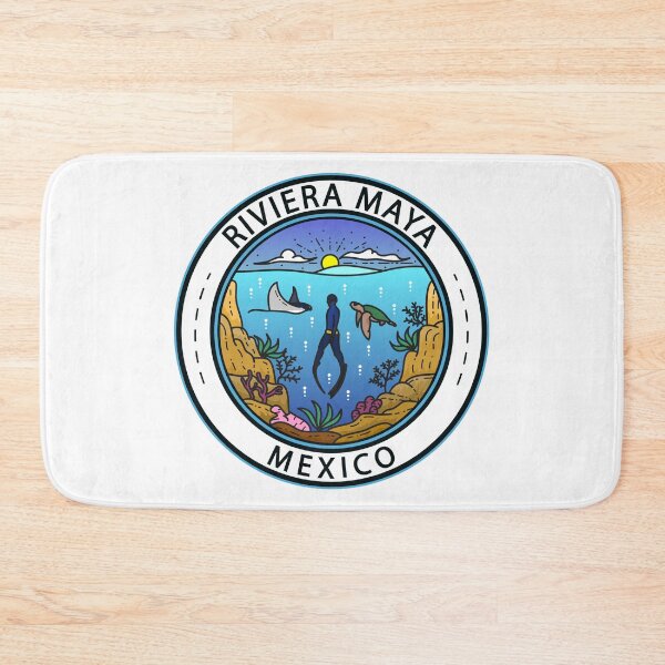 Item preview, Riviera Maya Mexico Scuba Badge designed and sold by KrisSidDesigns.
