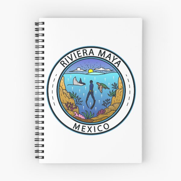 Item preview, Riviera Maya Mexico Scuba Badge designed and sold by KrisSidDesigns.