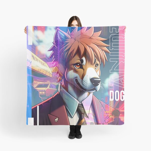 Item preview, dog anime town designed and sold by Save Amazon Art.