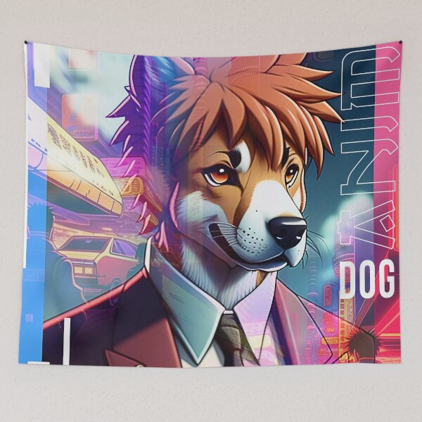 Item preview, dog anime town  designed and sold by Save Amazon Art.