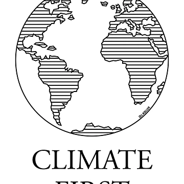 Artwork thumbnail, Climate First / Earth (Climate Change / Black) by Roderix