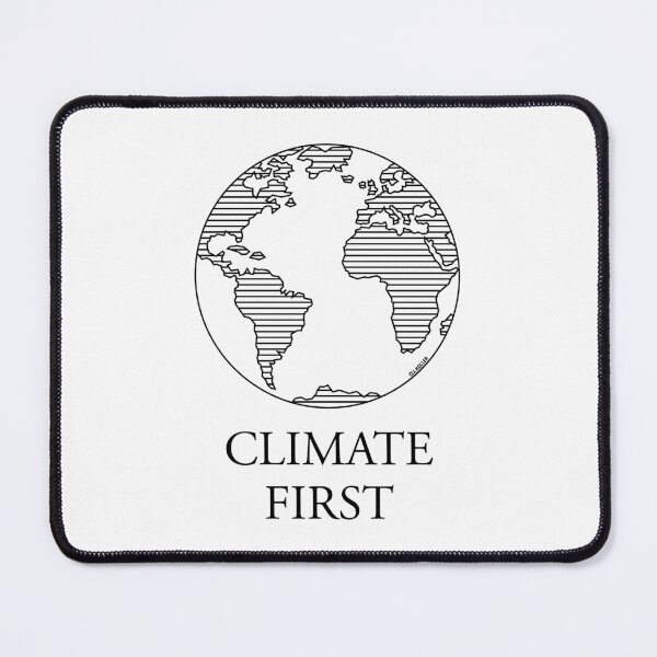Item preview, Climate First / Earth (Climate Change / Black) designed and sold by Roderix.
