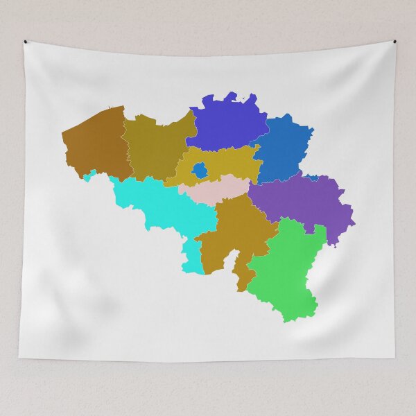 Item preview, Belgium Color Map designed and sold by Pixel4Art.