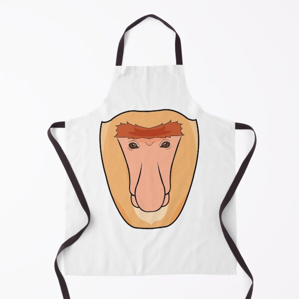 Item preview, Proboscis monkey face designed and sold by MaxFilms.