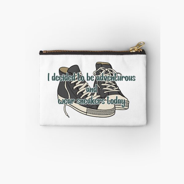 Item preview, I decided to be adventurous and wear sneakers -  Abbott Quote designed and sold by Wenby-Weaselbee.