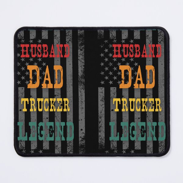 Item preview, Husband Dad Trucker Legend Retro Design designed and sold by JohnnyP-Store.