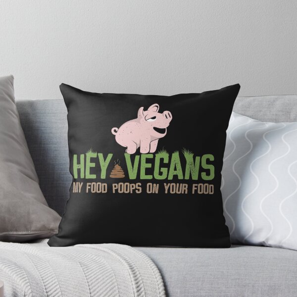 Item preview, Poops on your Food - Funny Anti Vegan designed and sold by ChrisFeil.