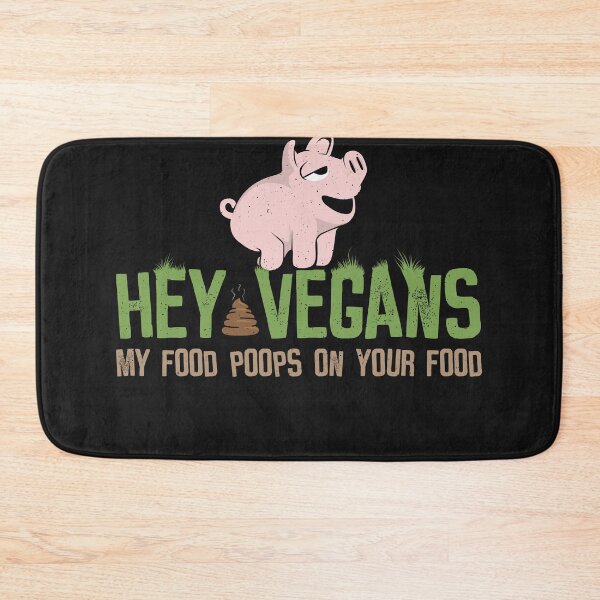 Item preview, Poops on your Food - Funny Anti Vegan designed and sold by ChrisFeil.