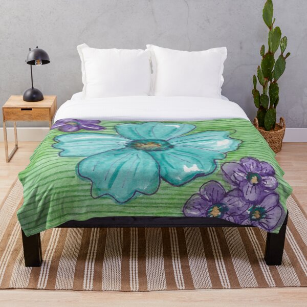 Item preview, Retro Spring Flowers #4 Stripes designed and sold by 3GHomestead.