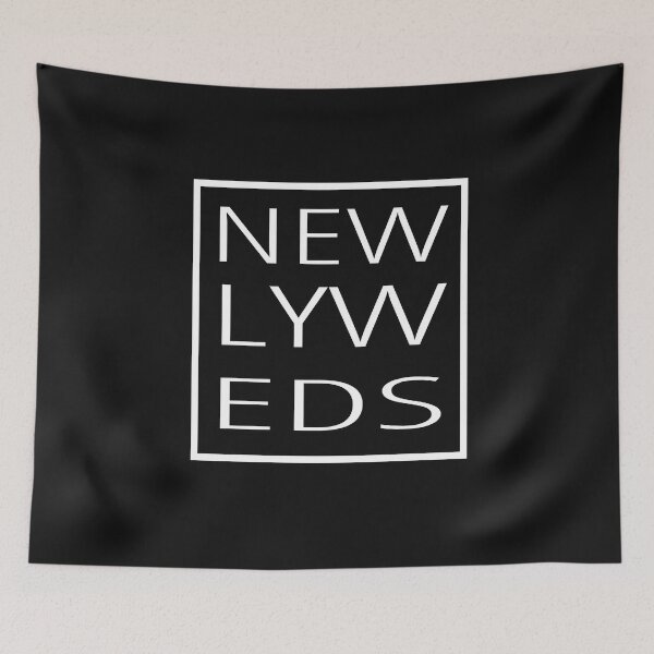 Item preview, Newlyweds Couple Just Married designed and sold by TastySpace.