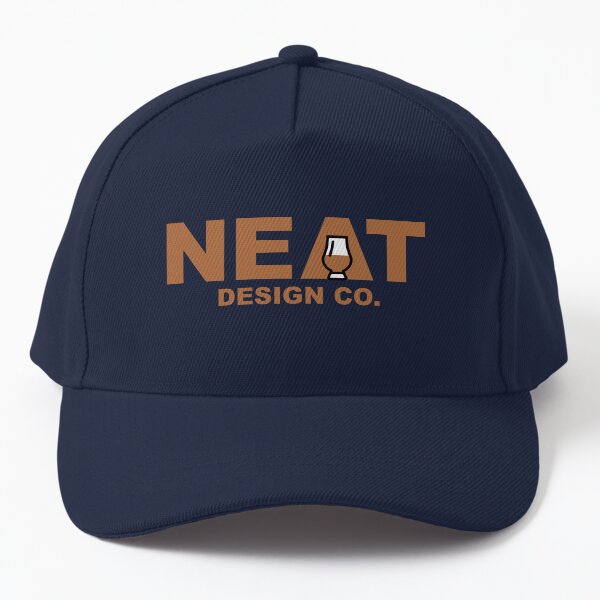 Item preview, Neat Design Co. Hats - Nosing Glass Whiskey Bourbon Scotch Logo Art designed and sold by Neat Design Co..
