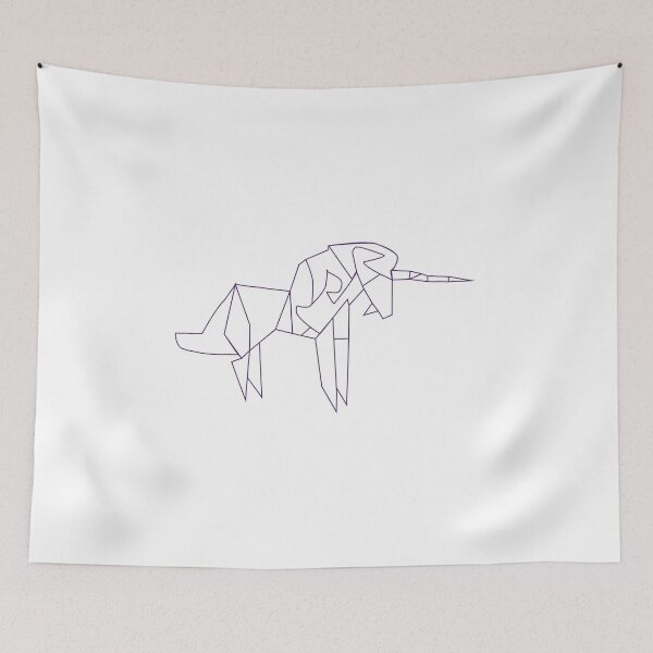 Item preview, paper Unicorn origami designed and sold by Origami-BA.
