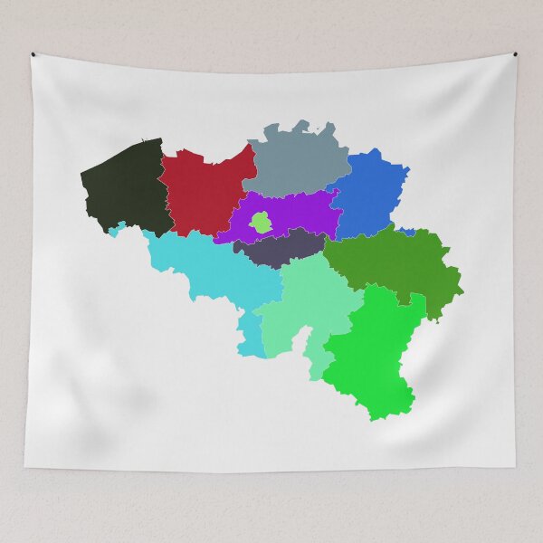 Item preview, Belgium Color Map designed and sold by Pixel4Art.