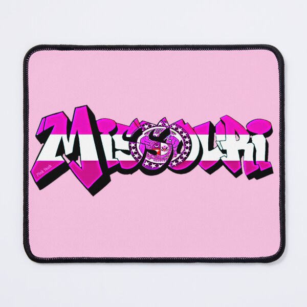 Artikelvorschau, Rosa Missouri-Kfz-Kennzeichen-Graffiti entworfen und verkauft von Pink Yeah.