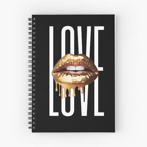 Item preview, Love Your Golden Lipstick Lips designed and sold by wildcrazylove.