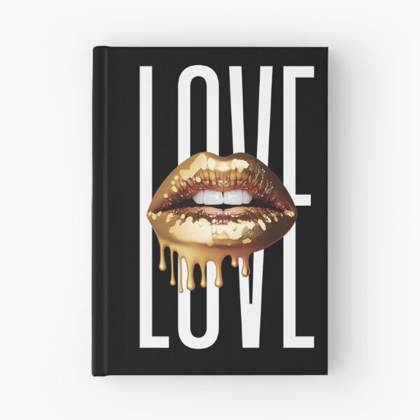 Item preview, Love Your Golden Lipstick Lips designed and sold by wildcrazylove.