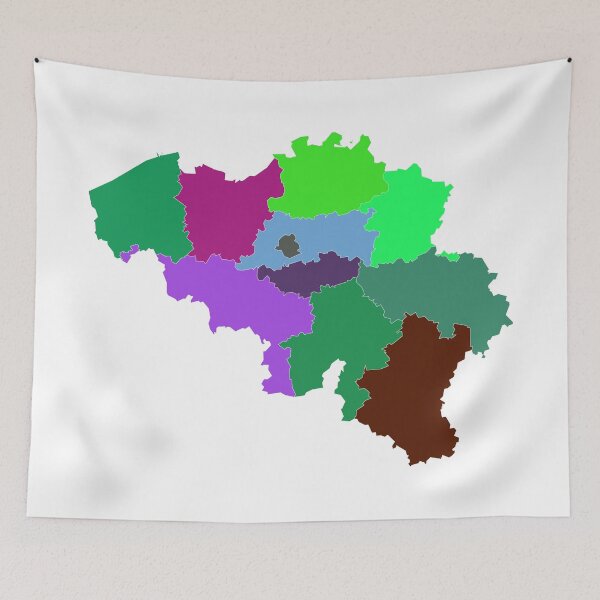 Item preview, Belgium Color Map designed and sold by Pixel4Art.