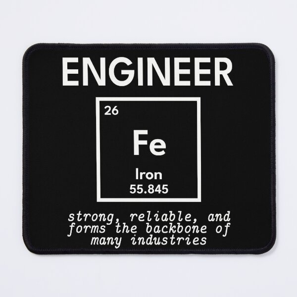 Item preview, Engineer. Chemicals Elements and Professions designed and sold by RetroNeon.