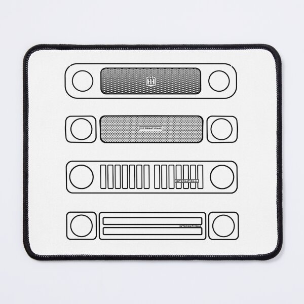 Item preview, International Harvester IH classic 4x4 truck evolution black outlines designed and sold by soitwouldseem.