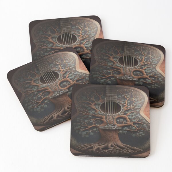 Item preview, Acoustic Guitar Tree Of Life / Unwind Art Work Design designed and sold by Unwind-Art-Work.